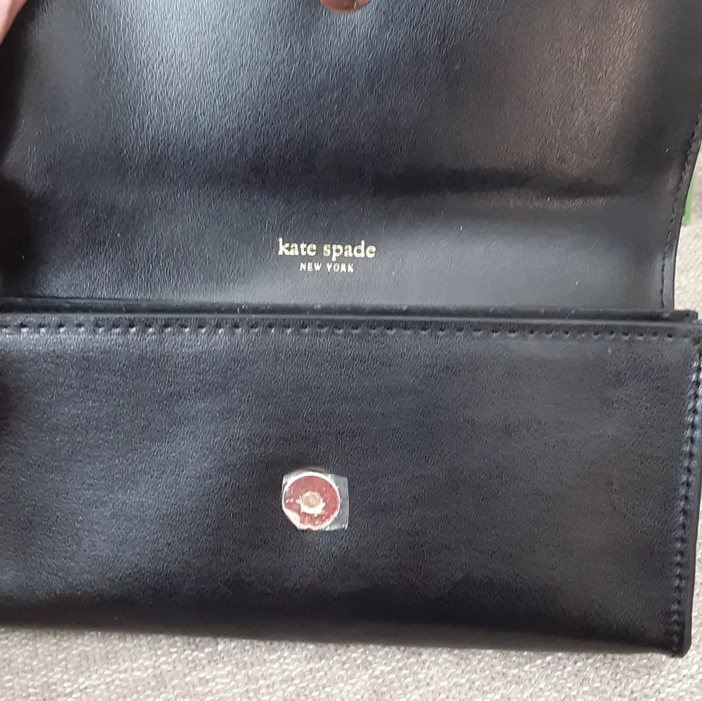 Kate Spade Black Leather Waist Bag
